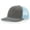 Charcoal/Columbia Blue, variant on richardson unisex 112 trucker adjustable snapback baseball cap split one size fits most