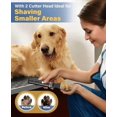thumbnail image 5 of Dog Grooming Kit Heavy Thick Hair Cordless Low Noise Waterproof Clippers, 5 of 5