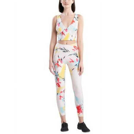 MSRP $68 Josie Natori Solstice Printed 7/8 Leggings Whim Multi Size Small