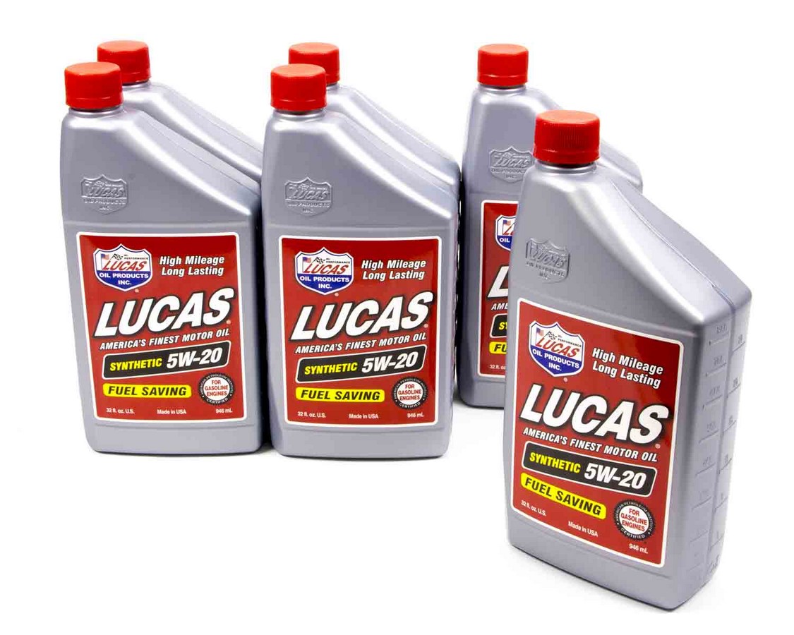 Lucas Oil 5W20 Motor Oil 1 qt Case Of 6 P/N 100826