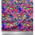 thumbnail image 1 of Soimoi Cotton Voile Fabric Multicolor Camouflage Print Fabric by the Yard 42 Inch Wide, 1 of 1