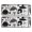 Black Halloween Witchcraft, variant on Kitchen Rugs Sets Of 2,Blue Halloween Ghosts Pumpkins Skulls and Bats Anti Fatigue Kitchen Mat Rugs Non Slip Washable,Decorative Kitchen Floor Mats for Kitchen,Sink,Laundry,17"x47" 17"x47"