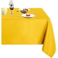 thumbnail image 2 of LAICAIW 210GSM Rectangle Table Cloth-Heavy Duty Water Proof Microfiber Tablecloth, Decorative Fabric Table Cover for Outdoor and Indoor Use (Yellow, 54 x 54 Inch), 2 of 7