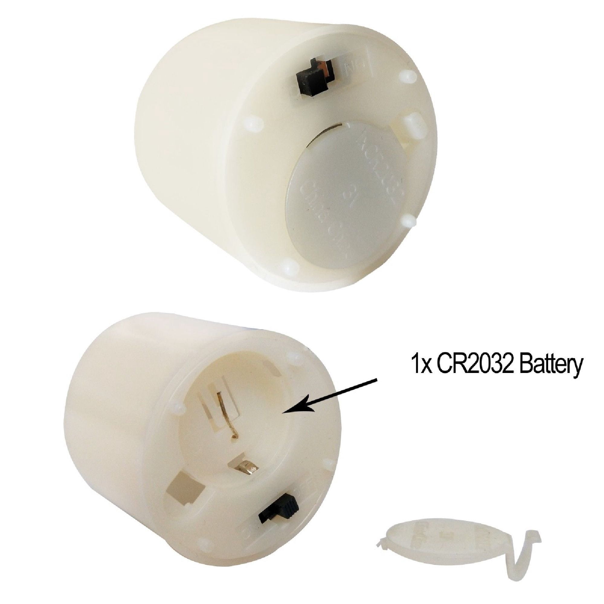 EcoGecko Set of 24 Premium Flameless Votive Candles, Battery Operated, LED Candles, Long Battery Life 120+ Hours, Batteries Included