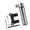 1titanium color, variant on High Pressures Bicycles Pumps Portables Bike Tire Inflator Bicycles Floor Pumps for Mountain Bike Tires