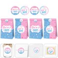 thumbnail image 3 of Gender Reveal Paper Bags 1 Set Reusable Practical Decorative Girl or Boy Sealing Stickers for Gender Reveal Party Party, 3 of 9