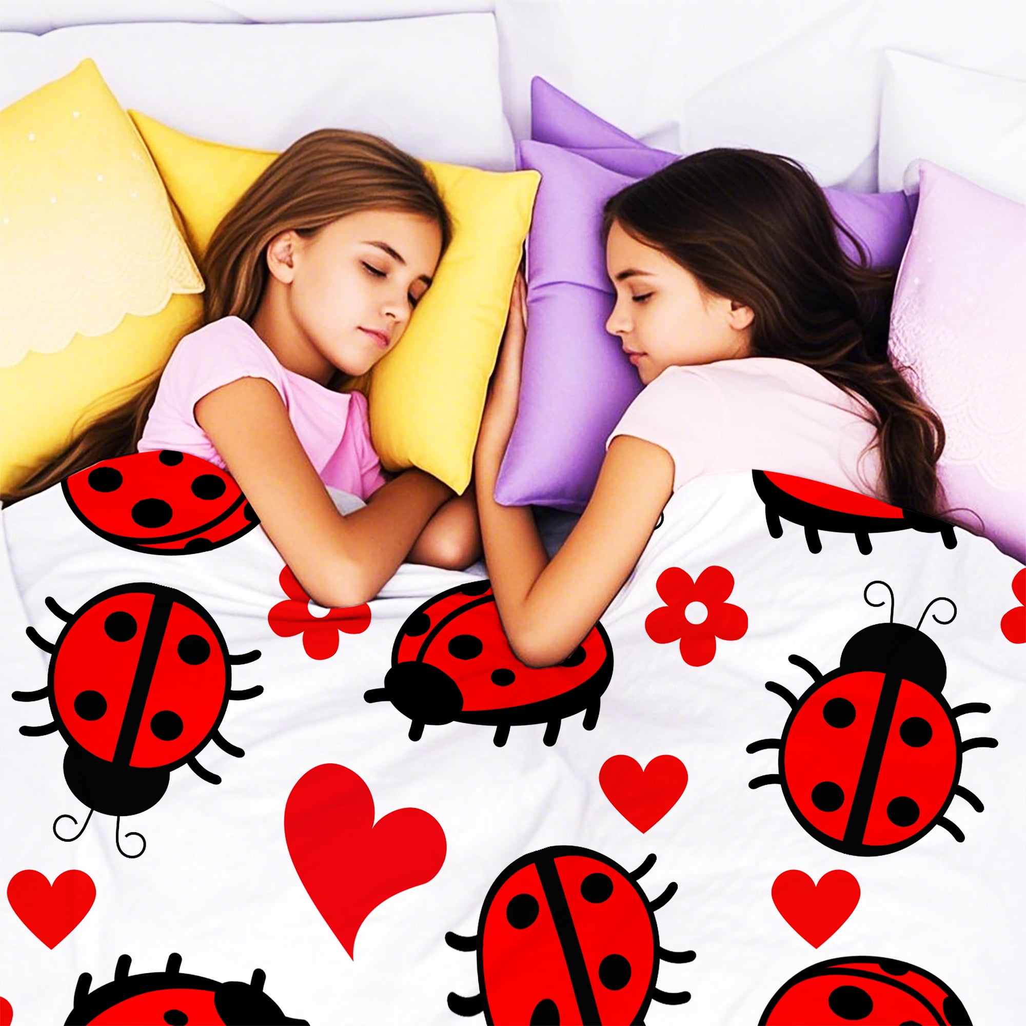 Flannel Fleece Throw Blanket, Soft Large Throw Blanket, Lightweight Cozy Plush Throw Blanket Fit Sofa Bed, 30"x40", Beetle