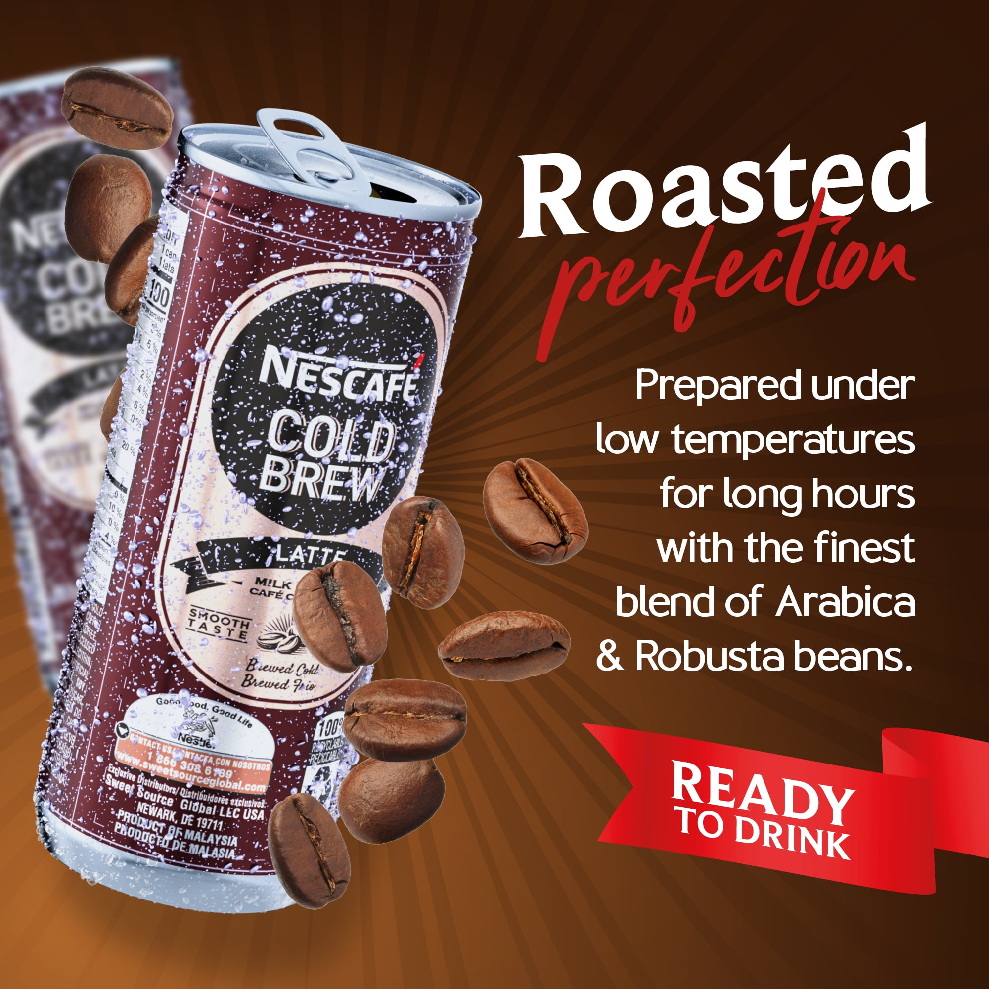 Nescafe - Brandclub - Nescafe Iced Coffee Drinks in Cans - 24 Pack