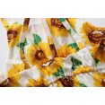 thumbnail image 5 of EnJoCho Blanket with Bow Baby Girls Sunflower Print Sleeveless Backless Floral Dress Outfits Children School Home Fashion Wear, 5 of 9