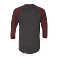 thumbnail image 3 of American Apparel Men's 3/4 Sleeve Raglan T-Shirt, 3 of 3