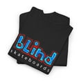 thumbnail image 3 of blind skateboards Vintage Logo v3 Creager Blue Retro Classic Skate TShirt Print - Black / M, 3 of 5