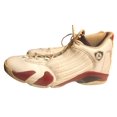 thumbnail image 1 of Ni - ke Air Jordan 14 Men’s Sz 15 VTG Shoes Retro Candy Cane 2011 White Red 487471-101, 1 of 5