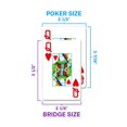 thumbnail image 5 of Copag Bridge Size Jumbo Index 1546 Playing Cards, Blue/Red Setup, 5 of 5