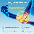 thumbnail image 2 of Férula de codo para síndrome del túnel cubital y atrapamiento del nervio cubital Nuevo mejorado con 4 ángulos Codo fijo ajustable que evita la flexión excesiva para hombres y mujeres se adapta al braz, 2 of 7