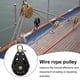 thumbnail image 4 of 4X Poleas Marinas para Bloque de Polea de Cuerda Corredor de Cuerda Rueda de Tracción de Rotación Silenciosa Bloque de Polea Corredor de Cuerda Resistente, 4 of 5