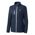 thumbnail image 2 of Women's Cutter & Buck  Navy Las Vegas Aviators Clique Telemark Eco Stretch Softshell Full-Zip Jacket, 2 of 3