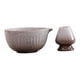 thumbnail image 3 of Cuenco de cerámica para matcha con soporte para batidor, taza para té verde, para gachas y zumos. Estilo B, 3 of 9