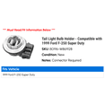 thumbnail image 2 of Tail Light Bulb Holder - Compatible with 1999 Ford F-250 Super Duty, 2 of 2