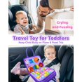 thumbnail image 2 of Juguete Montessori Busy Board Walenty para niños de 1 a 4 años, color morado, 2 of 6