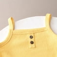 thumbnail image 4 of KyCheLot Baby Girl's Summer Clothes Breathable Sleeveless Cami Shirt and Shorts Casual Outfits for 6 Months-3 Years, 4 of 5