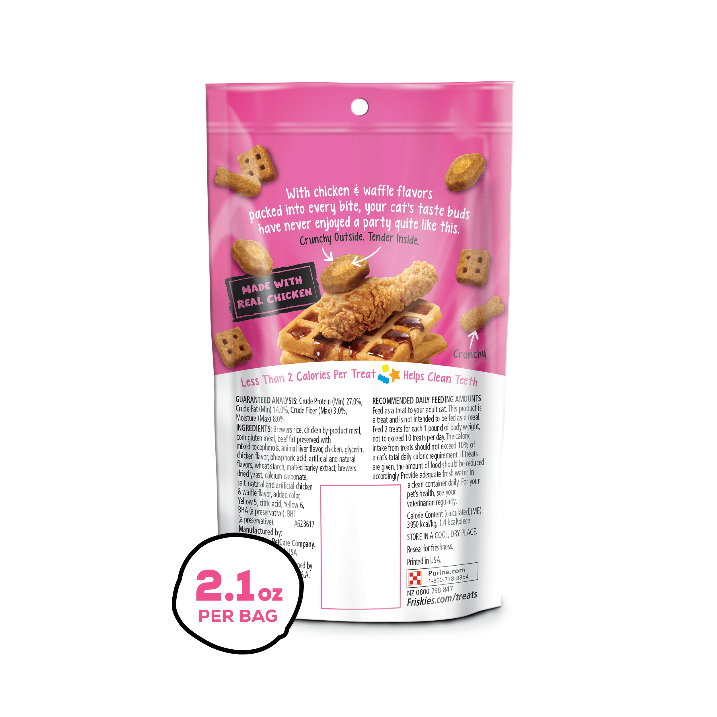 friskies party mix chicken and waffles