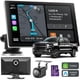 thumbnail image 1 of Jzones Pantalla Carplay para automóvil, Carplay inalámbrico portátil de 9 "y Android Auto, cámara de tablero 4K, cámara de respaldo 1080P, radio satelital para automóvil con navegación GPS, Mirror Lin, 1 of 5
