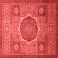thumbnail image 1 of Ahgly Company Indoor Square Oriental Red Modern Area Rugs, 3' Square, 1 of 4