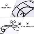 thumbnail image 3 of OULII 2pcs Hose Storage Bracket Wall Mounted Garden Hose Holder Design For Organizing Water And Rack For Outdoor Use, 3 of 8