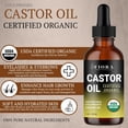 thumbnail image 3 of Organic Cold Pressed Castor Oil - 1 fl oz, 3 of 8
