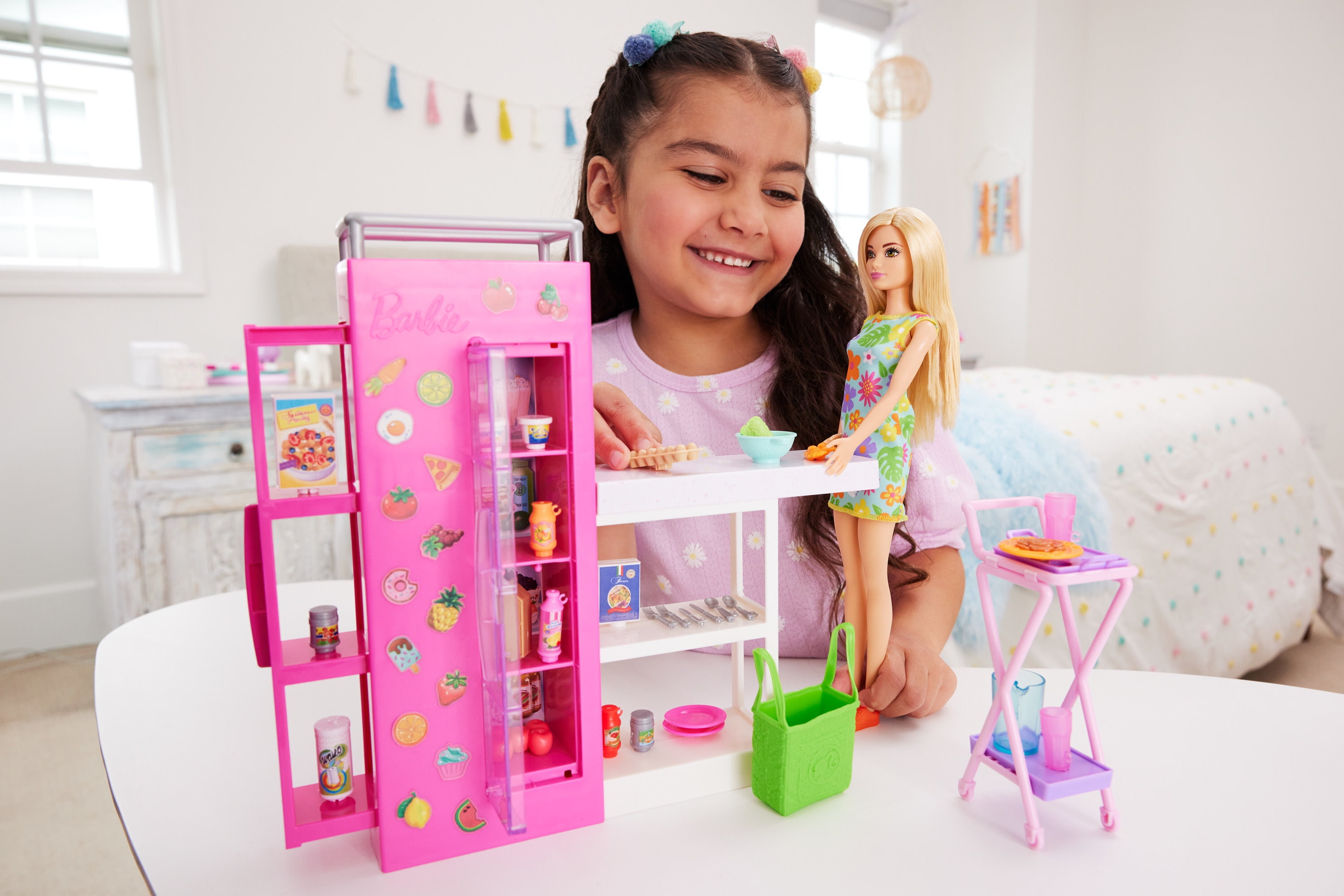 Barbie Doll and Ultimate Pantry Playset Barbie Kitchen Add On