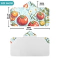 thumbnail image 4 of Yayeee Kids Hooded Towels Toddler Soft Absorbent Beach Bathing Wrap 50" x 23.5", Blue Tomatoes, 4 of 5