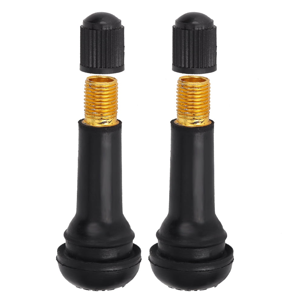 12 Pack eBoot Black TR-412 Rubber Snap-in Valve Stems Tire Valve Stems Tyre Valve Stems 