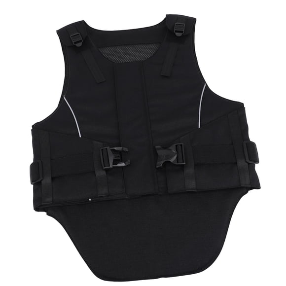 Gilet de Sécurité Équestre, Gilet de Protection Rembourré en Mousse pour Enfants Unisexe Équipement de Protection Corporelle