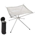 thumbnail image 1 of Hoguera al aire libre Fogue Fogue Food Estufa Estante Plegable Bbq Camping Mesh Fire Pit JShteea El nuevo, 1 of 9