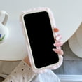 thumbnail image 7 of Cute Fluffy Case for iPhone 14, Camera Cover Kickstand Design Furry Funny Faux Winter Fur Case Soft Silicone Shockproof Kawaii Cover for Women Girls for iPhone 14 - Pink, 7 of 7