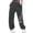 Dark Gray, variant on Endives Womens Cargo Pants Parachute Pants Baggy Wide Leg Pant Waterproof With Pockets Dark Gray