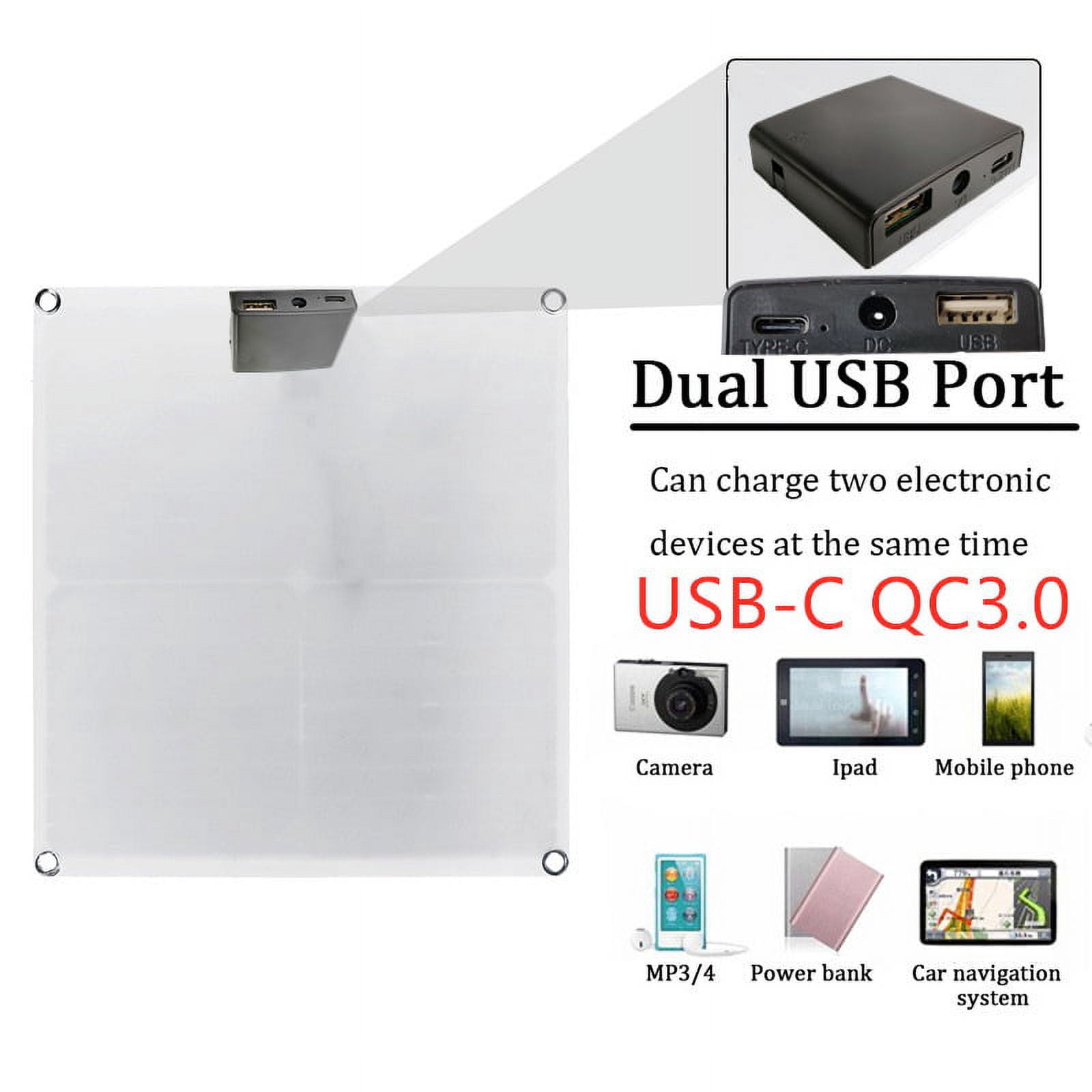 Solar Charger Panel Kit 200W 12V for Car, Marine, Boat, Home, Camping, Outdoor