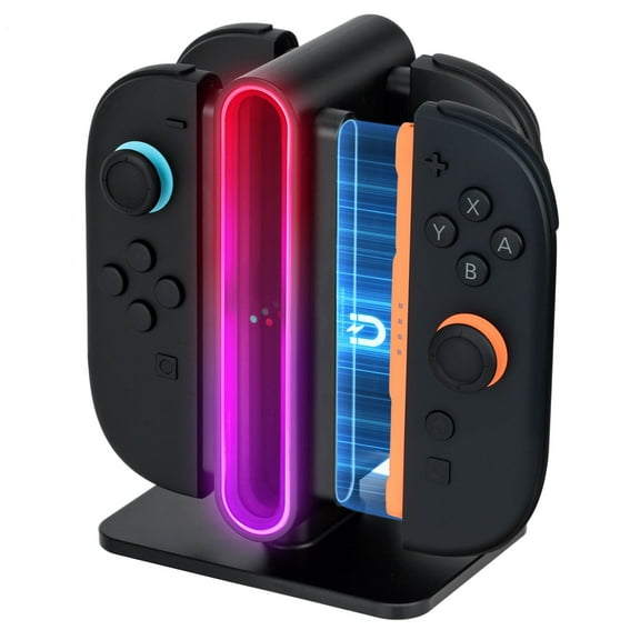 Mcbazel 4-in-1 RGB Charging Dock Compatible with Nintendo Switch 2 (2025) Joy Con