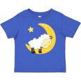 thumbnail image 3 of Inktastic Cute Sheep, Sleeping Sheep, Moon, Stars, Sleepy Boys or Girls Baby T-Shirt, 3 of 5