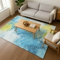 thumbnail image 7 of Addison Rugs Mayfield Premium Machine Washable Transitional Abstract Blue Rectangle Rug, 10' x 14', 7 of 7