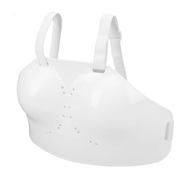 Protector Del Cofre De Esgrima, Guardia Del Pecho Del Pecho Mujeres PVC Correa Ajustable Ligero Transpirable Para El Voleibol De Béisbol De Fútbol