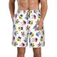thumbnail image 1 of Fotbe French Bulldog With Coffee Cup Trajes de Baño Estampados para Hombre, Shorts de Verano de Secado Rápido, Ropa de Playa, Bañadores-Large, 1 of 6