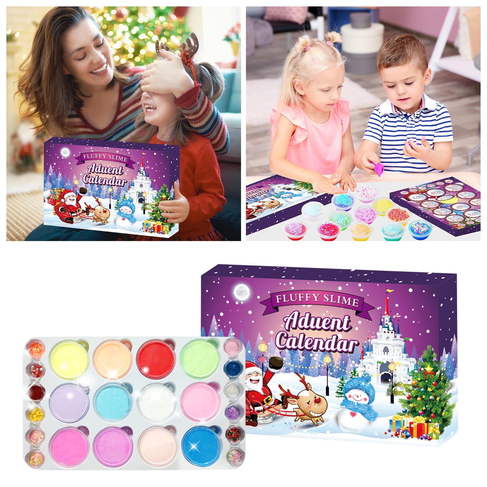 Calendrier De LAvent 2023, Calendriers De LAvent De Noël Slime DIY Calendrier De Lavent Enfant Avec Compte A Rebours De 24 Amz B0 Calendrier De LAvent 2023, Calendriers De LAvent De Noël Slime DIY Calendrier De Lavent Enfant Avec Compte A Rebours De 24 Amz B0