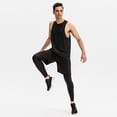 thumbnail image 5 of Men'S Loose Sports Undershirt Fitness Running Basketball Training Sleeveless Shoulders Breathable Quick-Drying Top 01107, 5 of 11