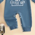 thumbnail image 5 of CAUYDY 0-3M 6-9M 12-18M Preemie Boy Coming Home Outfits Baby Clothing Newborn Long Sleeve Sleepers Infant Boys Romper Fall Winter Toddler Pajamas Blue for Sizes 3-6 Months, 5 of 5