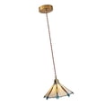 thumbnail image 4 of DOLITY Glass Pendant Light Ceiling Mount Pendant Lighting for Entryway Bar Tea Room B, 4 of 8