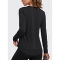 thumbnail image 2 of Rosvigor Womens Workout Tops Long Sleeve V Neck Tee Shirts Athletic Shirts Comfy Activewear Tops for Gym Running Yoga, 2 of 8