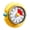 Yellow, variant on Visual Kitchen Timer for Cooking and Kids with Loud Alarm, Classroom Timers for Desk, No Batteries Required, Mechanical Desk Timer, Magnetic Egg Timer for Chef Clock, Stainless Steel, Countdown