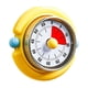thumbnail image 2 of Temporizador mecánico de cocina Dial visual de 60 minutos Reloj de cocina magnético de acero inoxidable Azul Amarillo Blanco Rosa, Cuerda, 3,15 pulgadas, 2 of 7