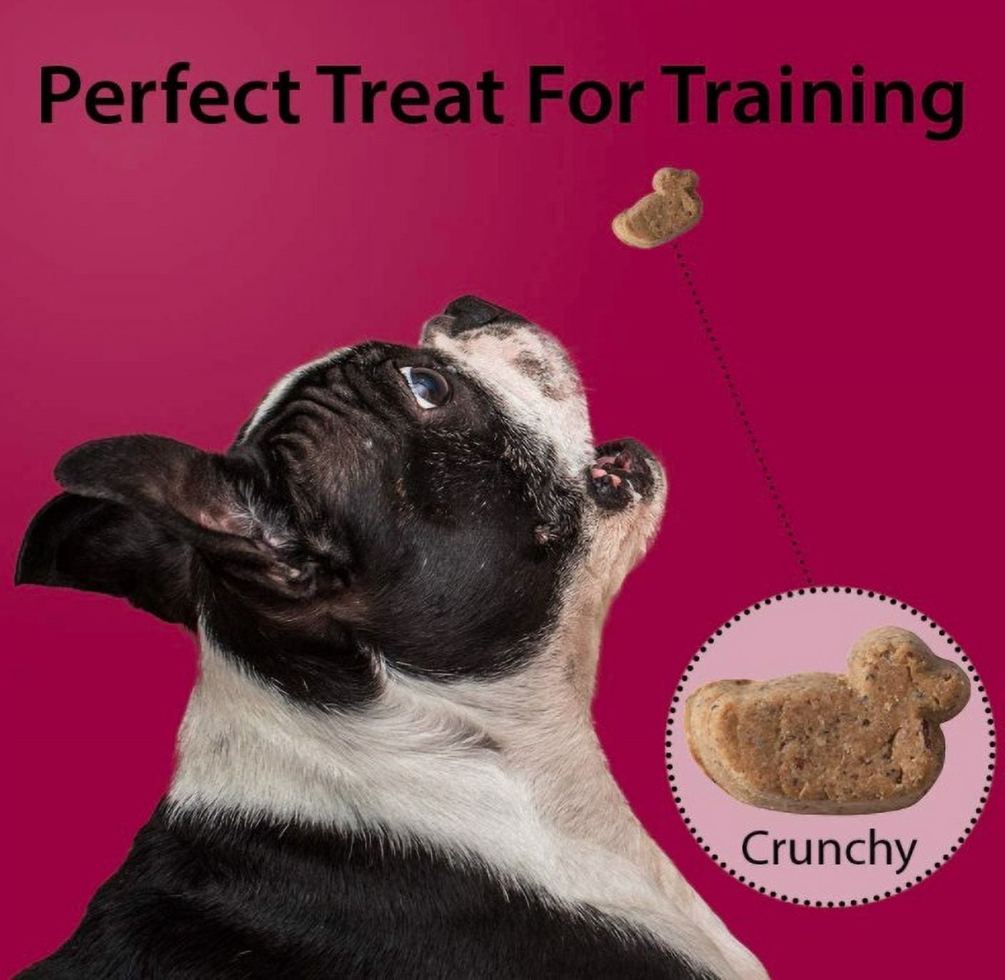 Emerald Pet Little Duckies Dog Treats with Duck and Cranberry [Dog Meat and Jerky Treats, Dog Clearance, Emerald Pet, Dog Supplies] 5 oz